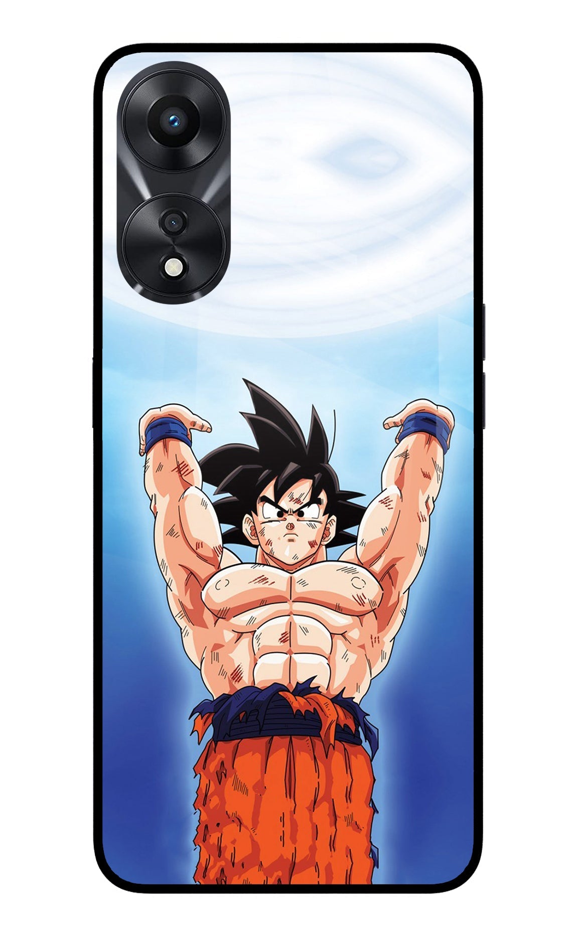 Goku Power Oppo A78 5G Glass Case