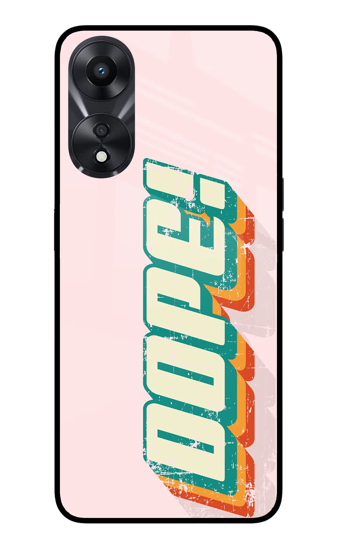 Dope Oppo A78 5G Glass Case Back Cover by Casekaro