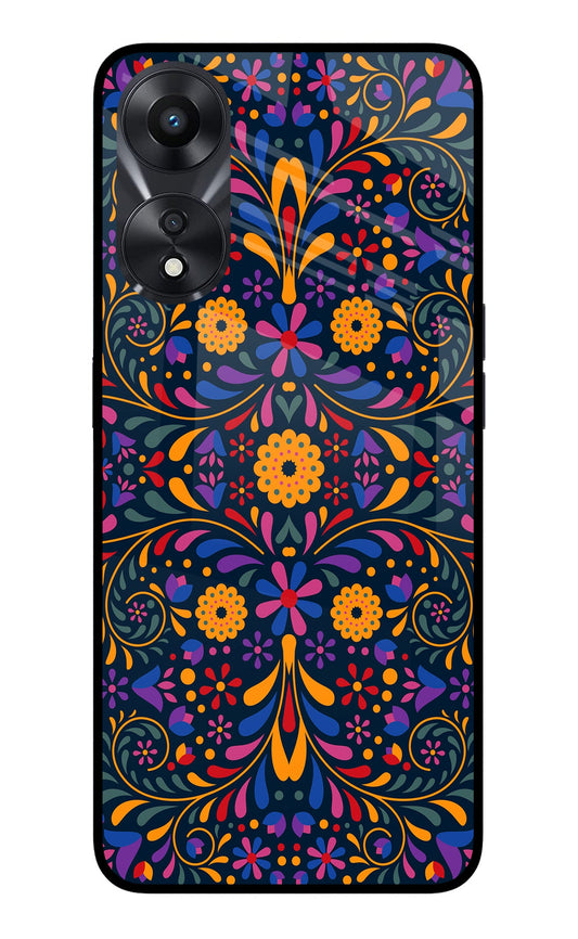 Mexican Art Oppo A78 5G Glass Case