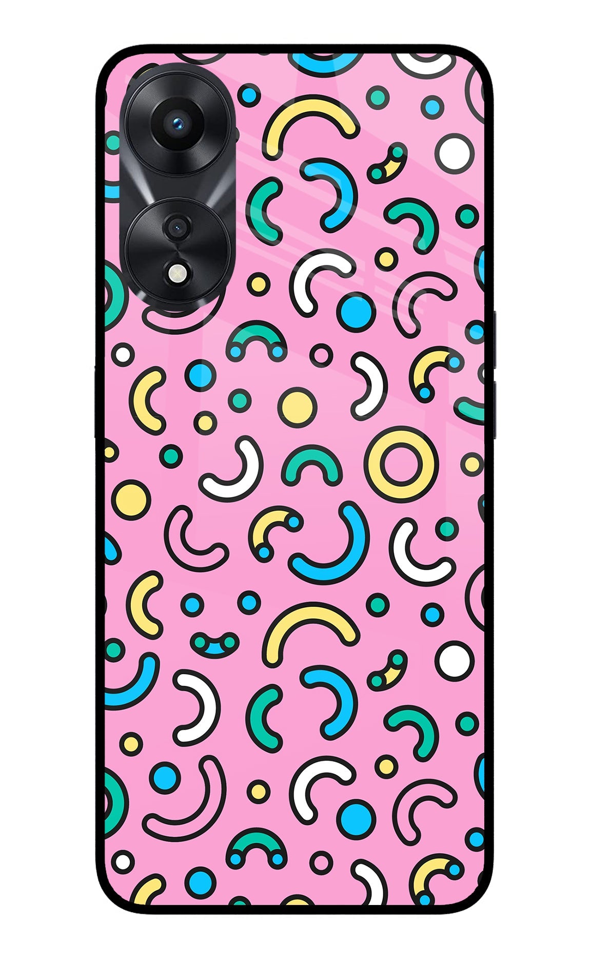 Memphis Design Oppo A78 5G Back Cover