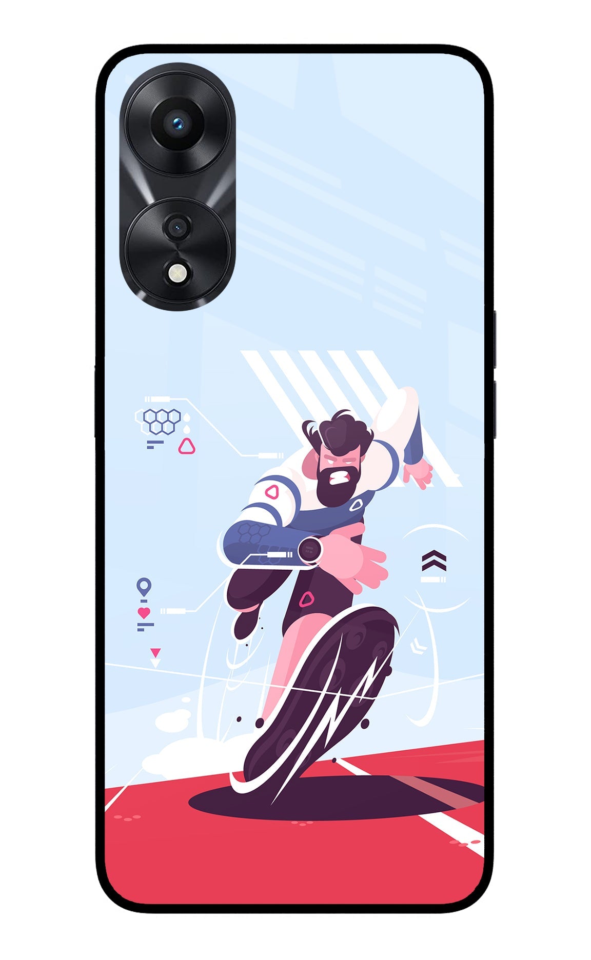 Run Pro Oppo A78 5G Back Cover