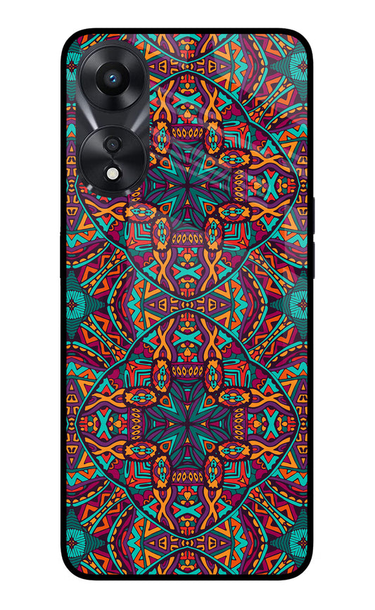 Colour Mandala Oppo A78 5G Glass Case