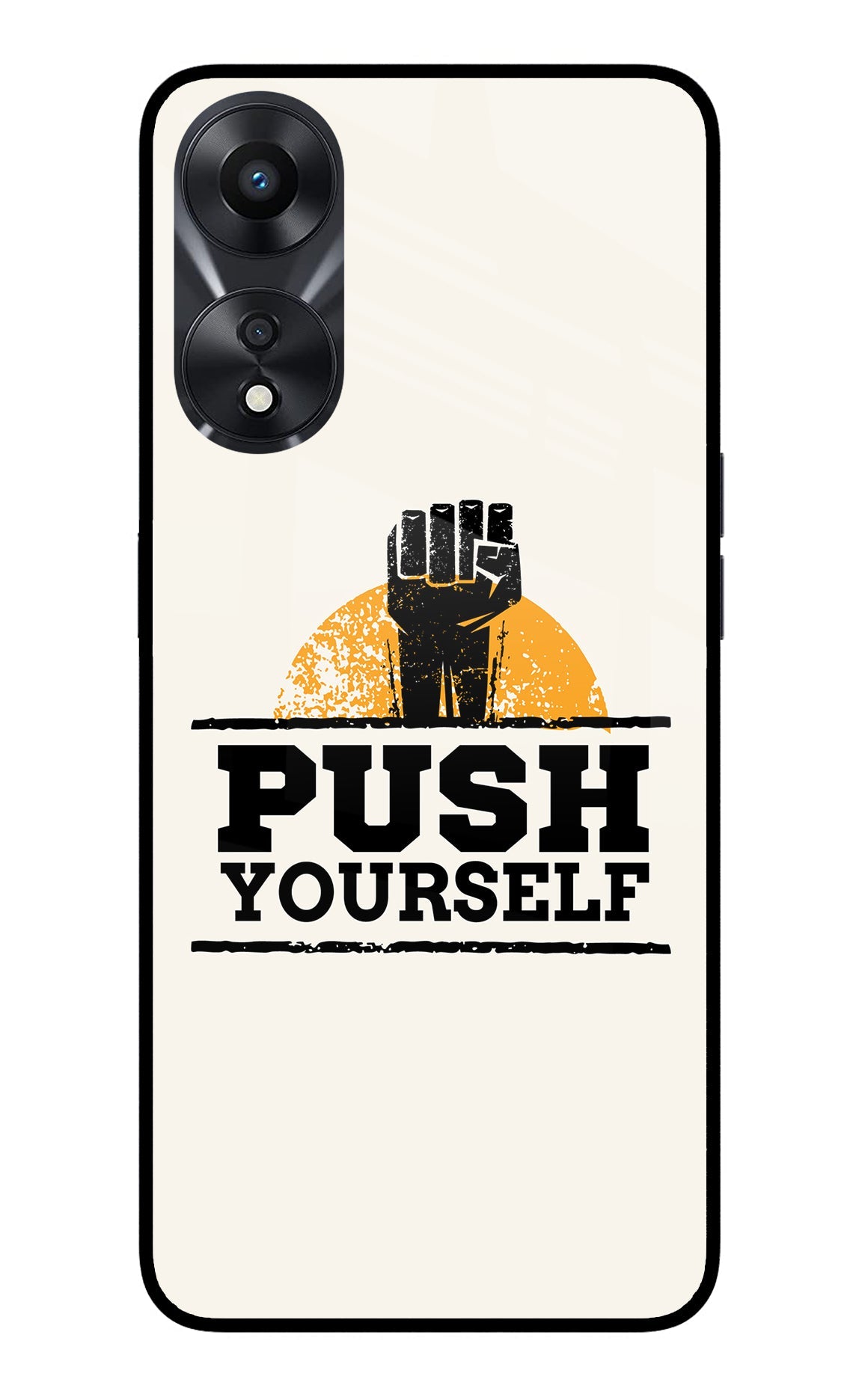 Push Yourself Oppo A78 5G Back Cover