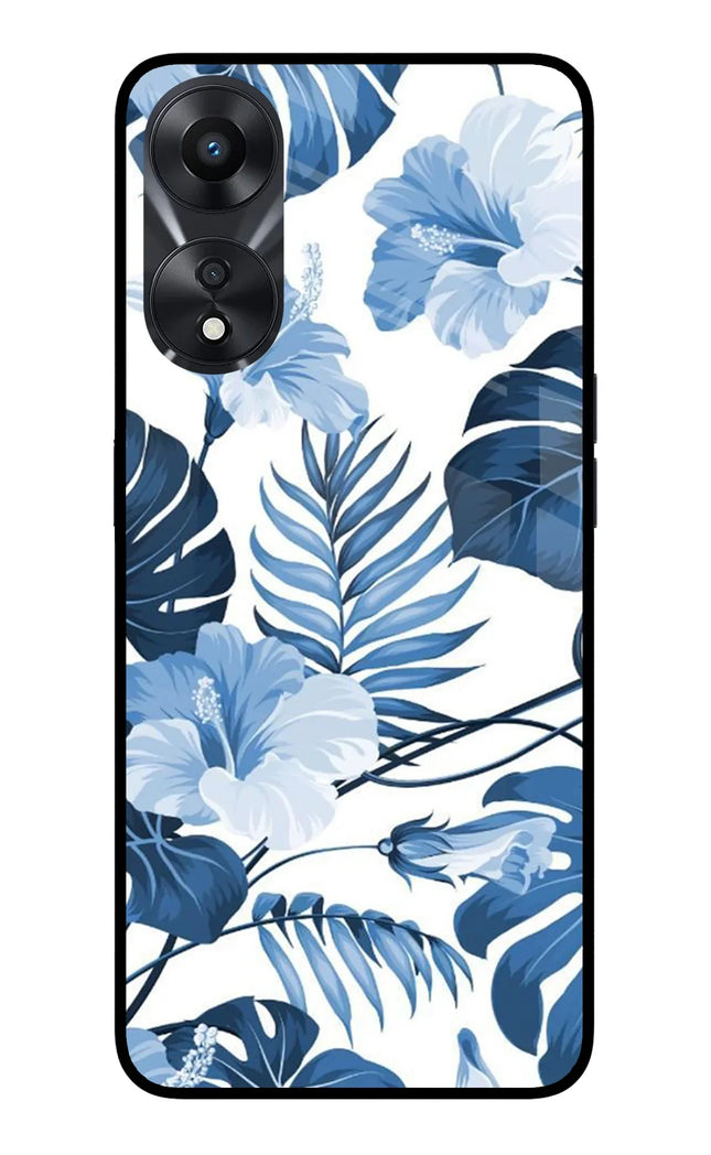Fabric Art Oppo A78 5G Glass Case