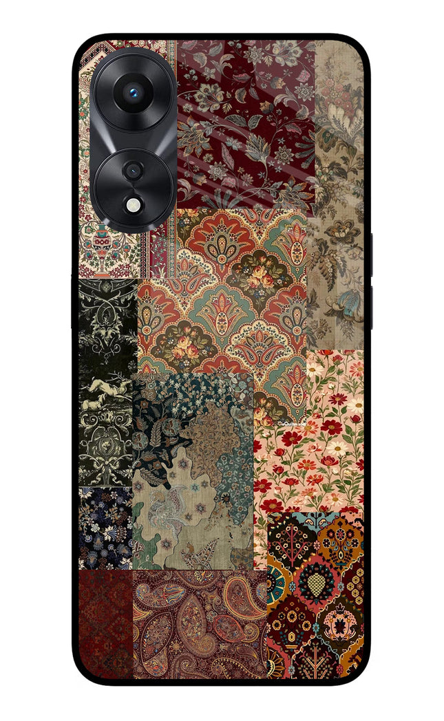 Desi Print Oppo A78 5G Glass Case