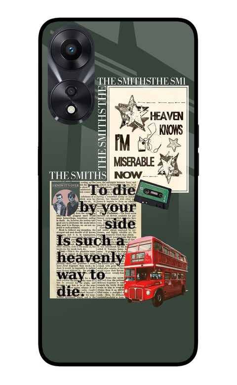 The Smiths Oppo A78 5G Glass Case