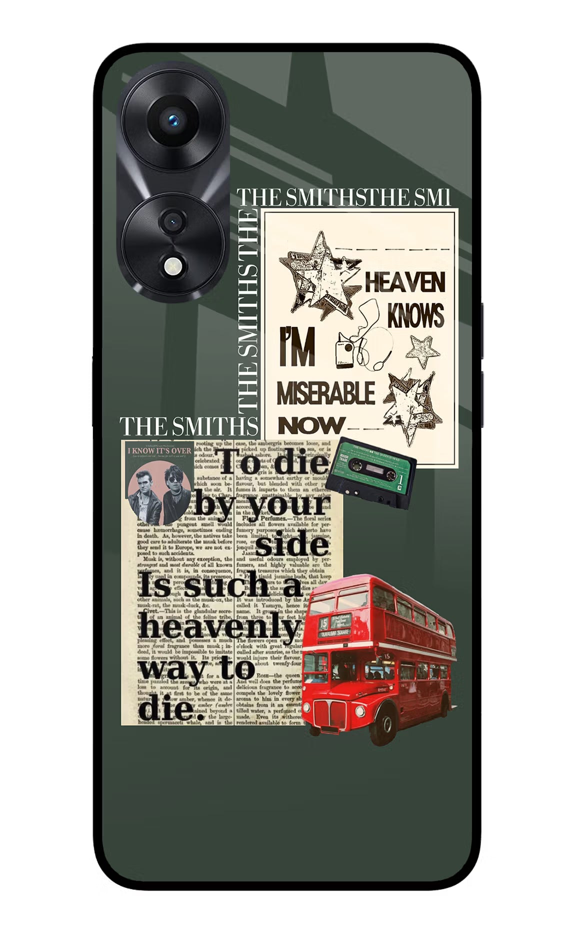 The Smiths Oppo A78 5G Glass Case Back Cover by Casekaro