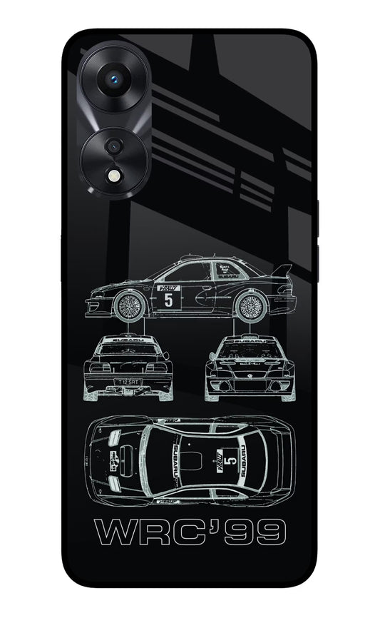 WRC'99 Oppo A78 5G Glass Case