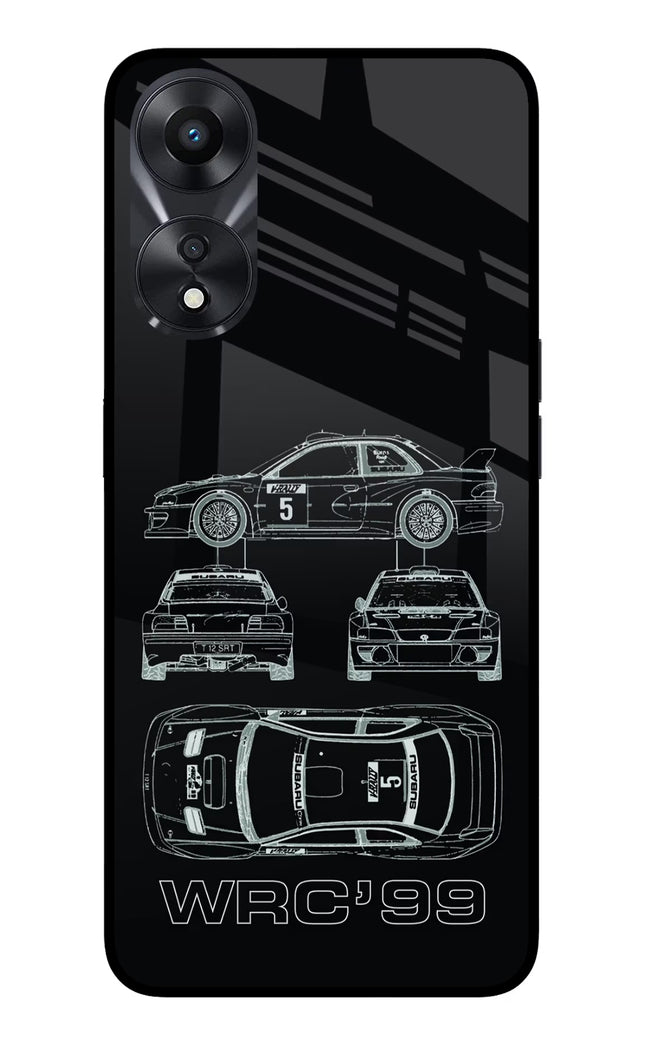 WRC'99 Oppo A78 5G Glass Case