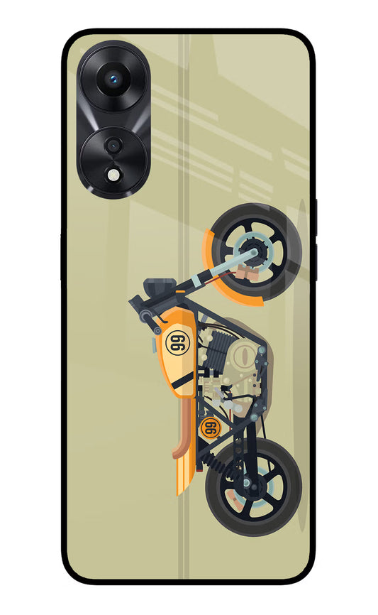 Vertical Speedster Oppo A78 5G Glass Case