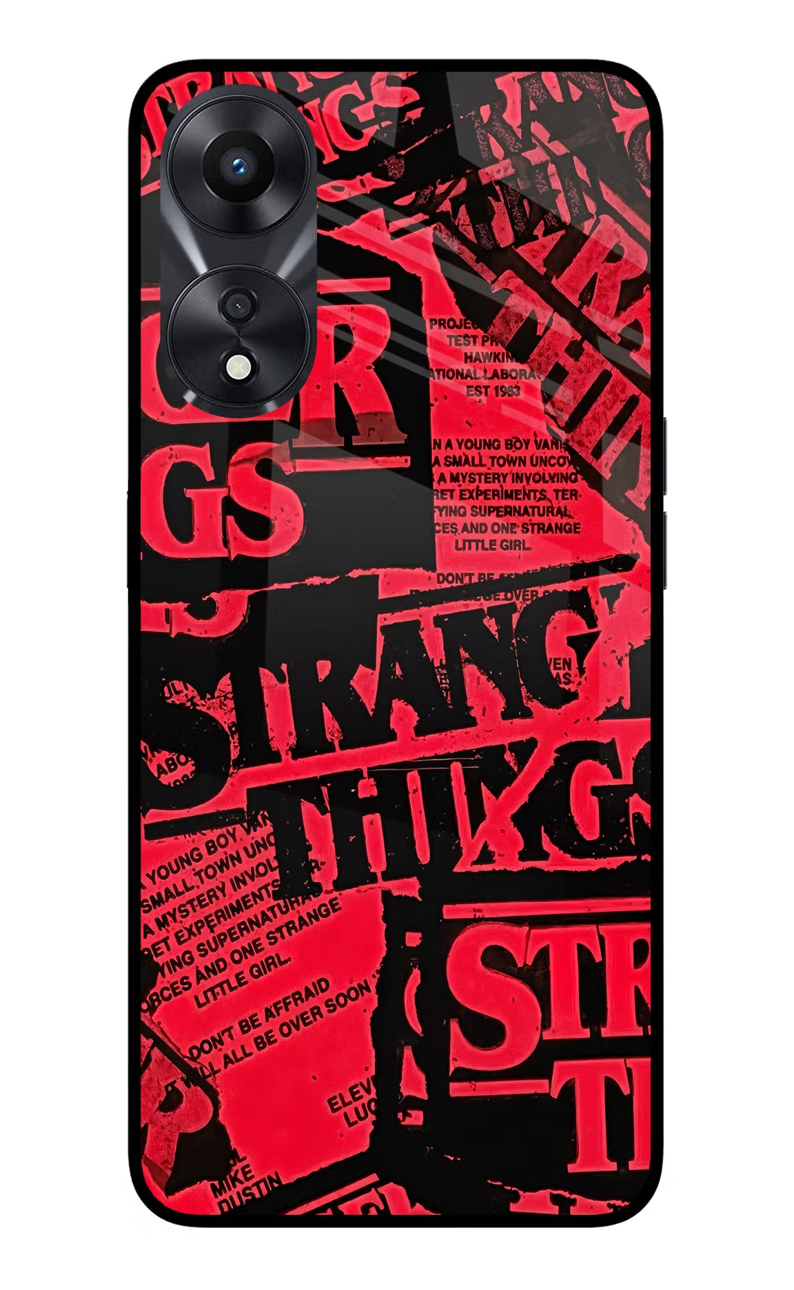 Ordinary Things Oppo A78 5G Glass Case Back Cover by Casekaro