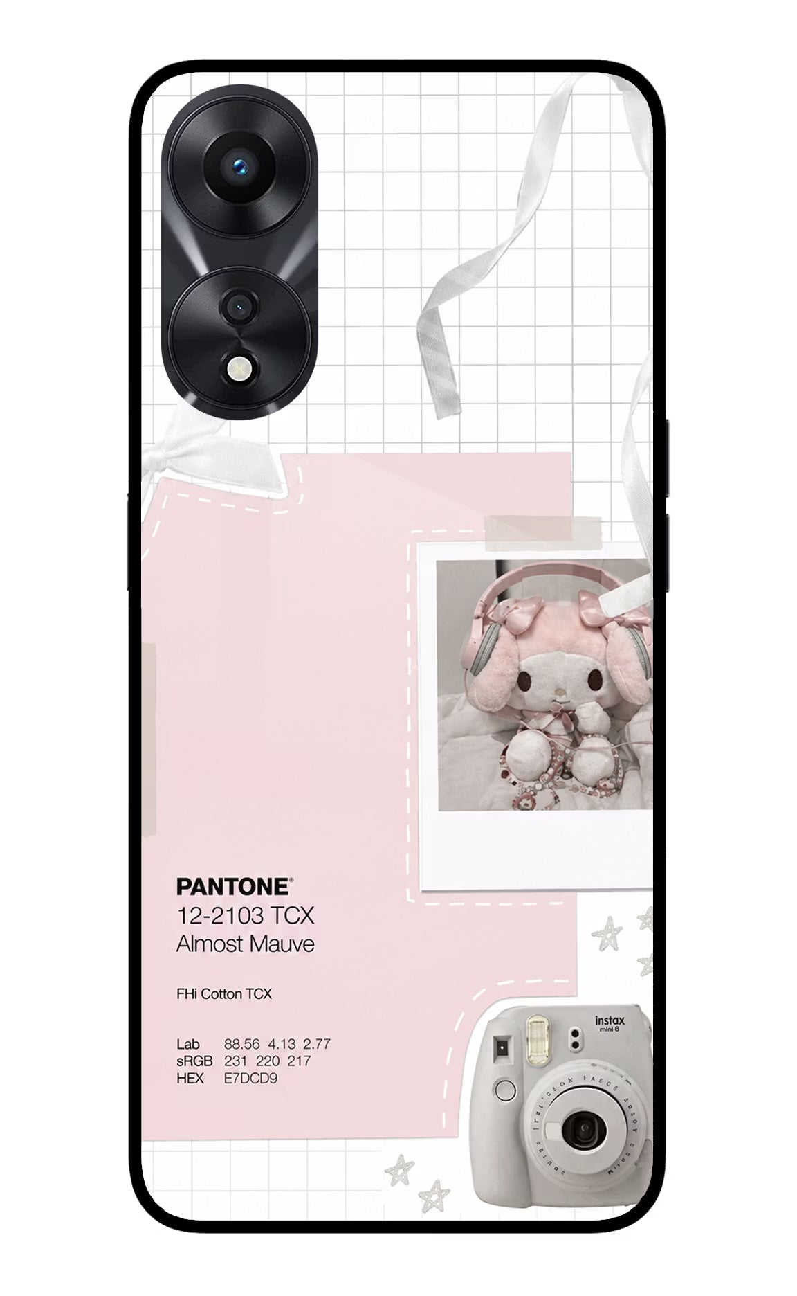Pantone Asthetic Oppo A78 5G Glass Case