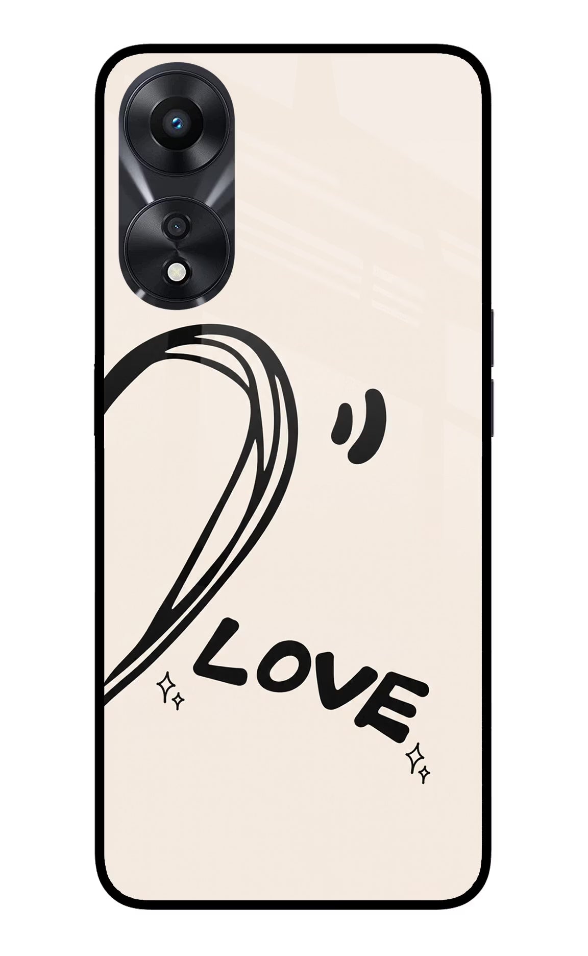 Soul Line Oppo A78 5G Glass Case