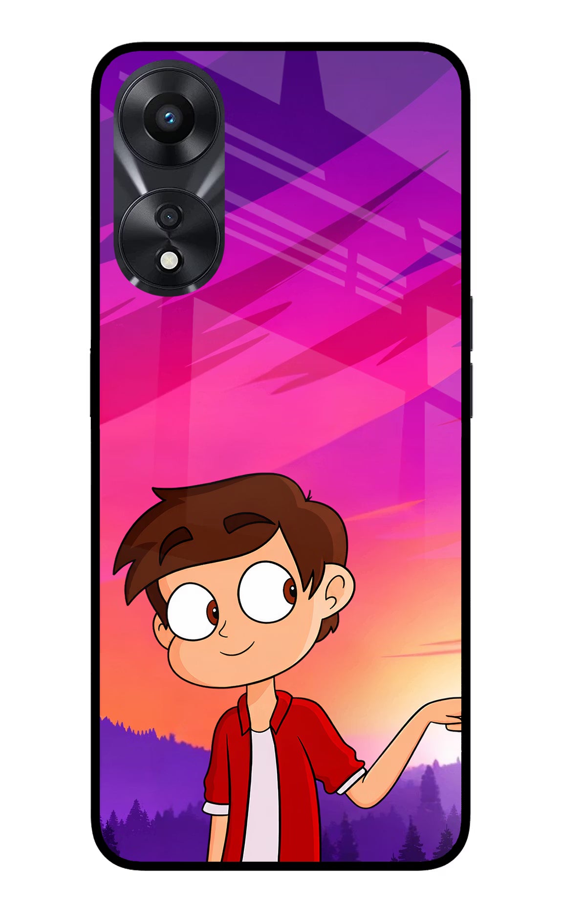 Marco Sunset Oppo A78 5G Glass Case