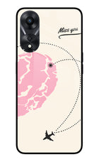 Miss Orbit Oppo A78 5G Glass Case Back Cover by Casekaro