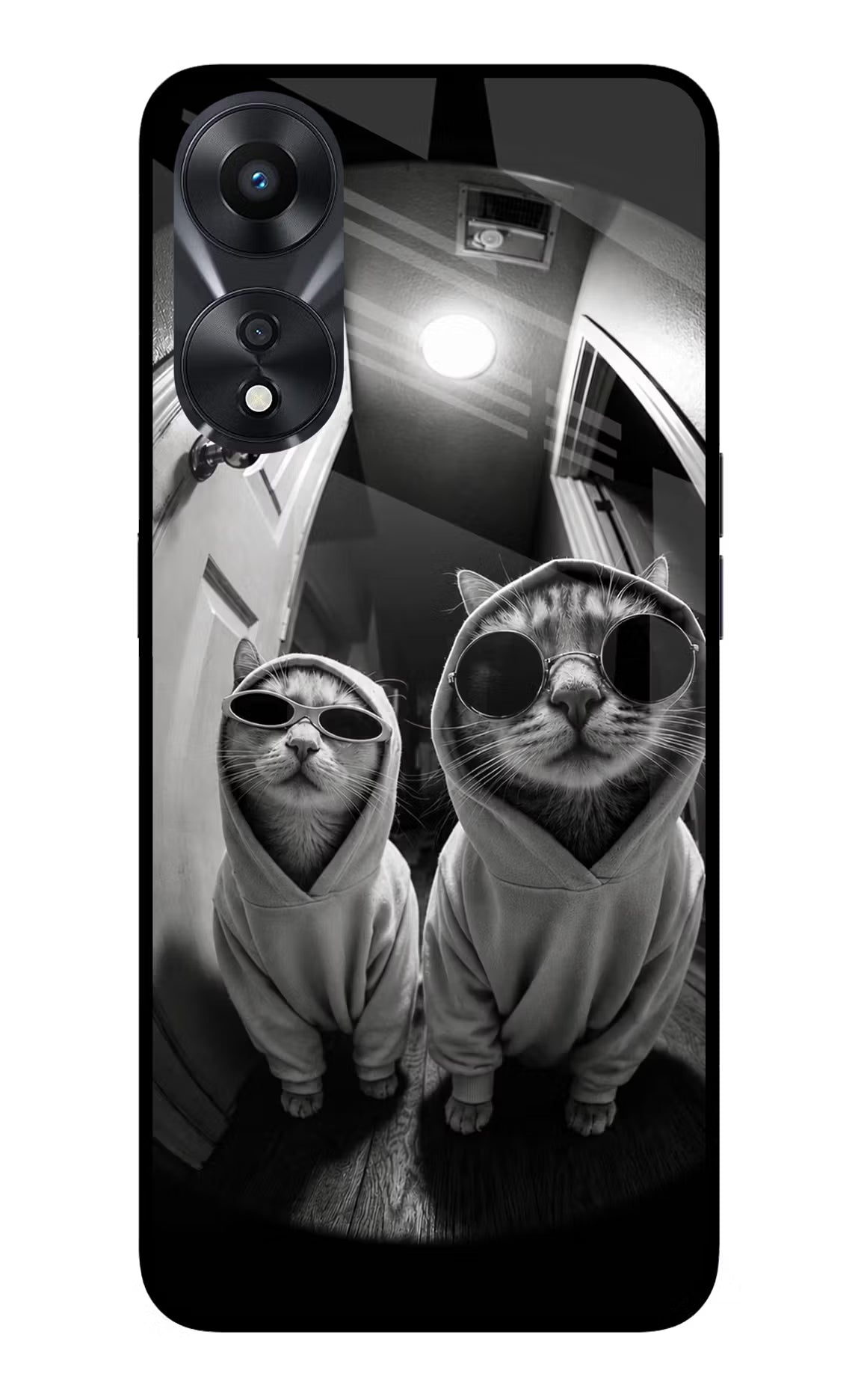 Hood Cats Oppo A78 5G Glass Case