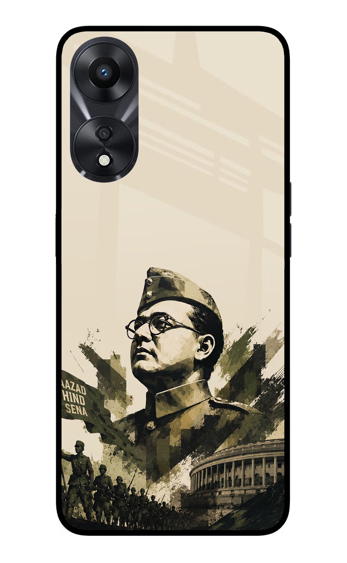 Netaji Rising Oppo A78 5G Glass Case