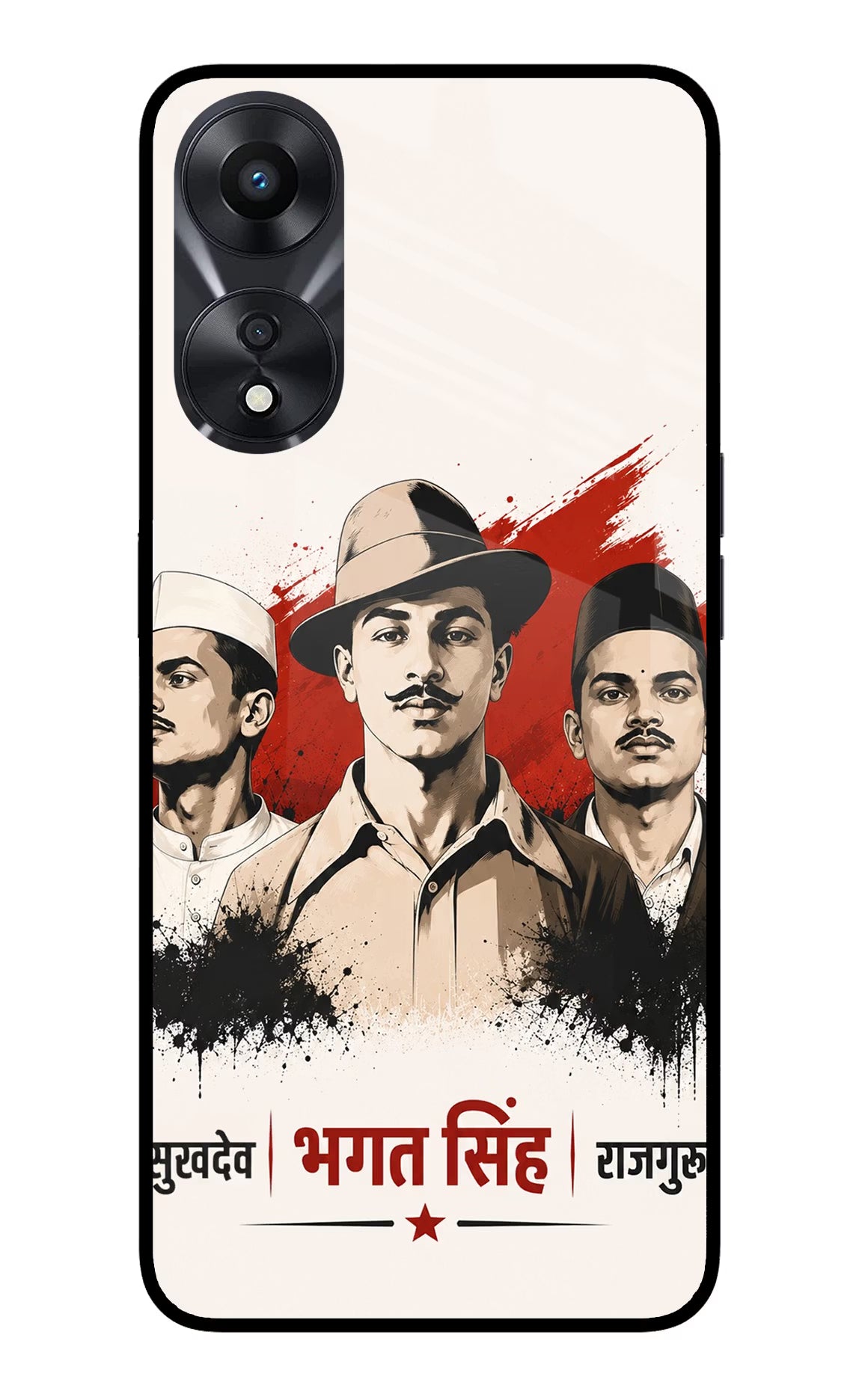 Sardar Patel Iron Will Oppo A78 5G Glass Case