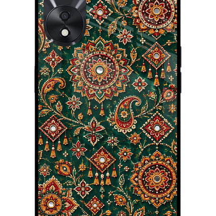 Green Pataka Oppo A78 5G Glass Case