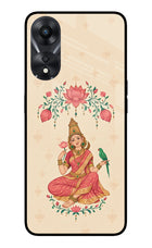 Goddess Lakshmi Oppo A78 5G Glass Case