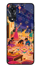 Diwali Night Oppo A78 5G Glass Case