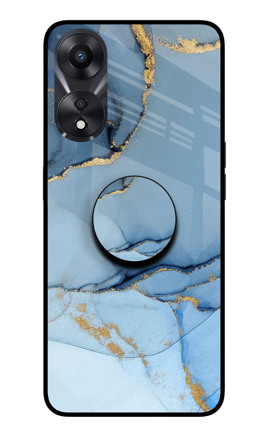 Blue Marble Oppo A78 5G Pop Case, Glass case