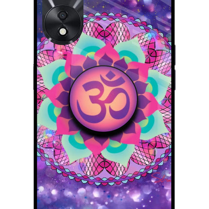 Om Purple Oppo A78 5G Pop Case by Casekaro