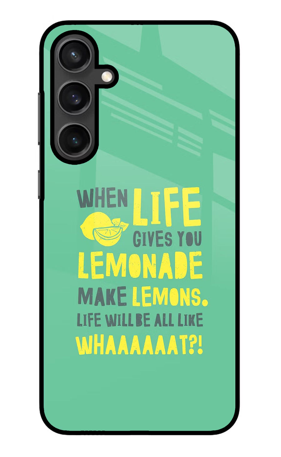 Quote Samsung S23 Back Cover, Metal case