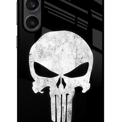 Punisher Skull Samsung S23 Glass Case
