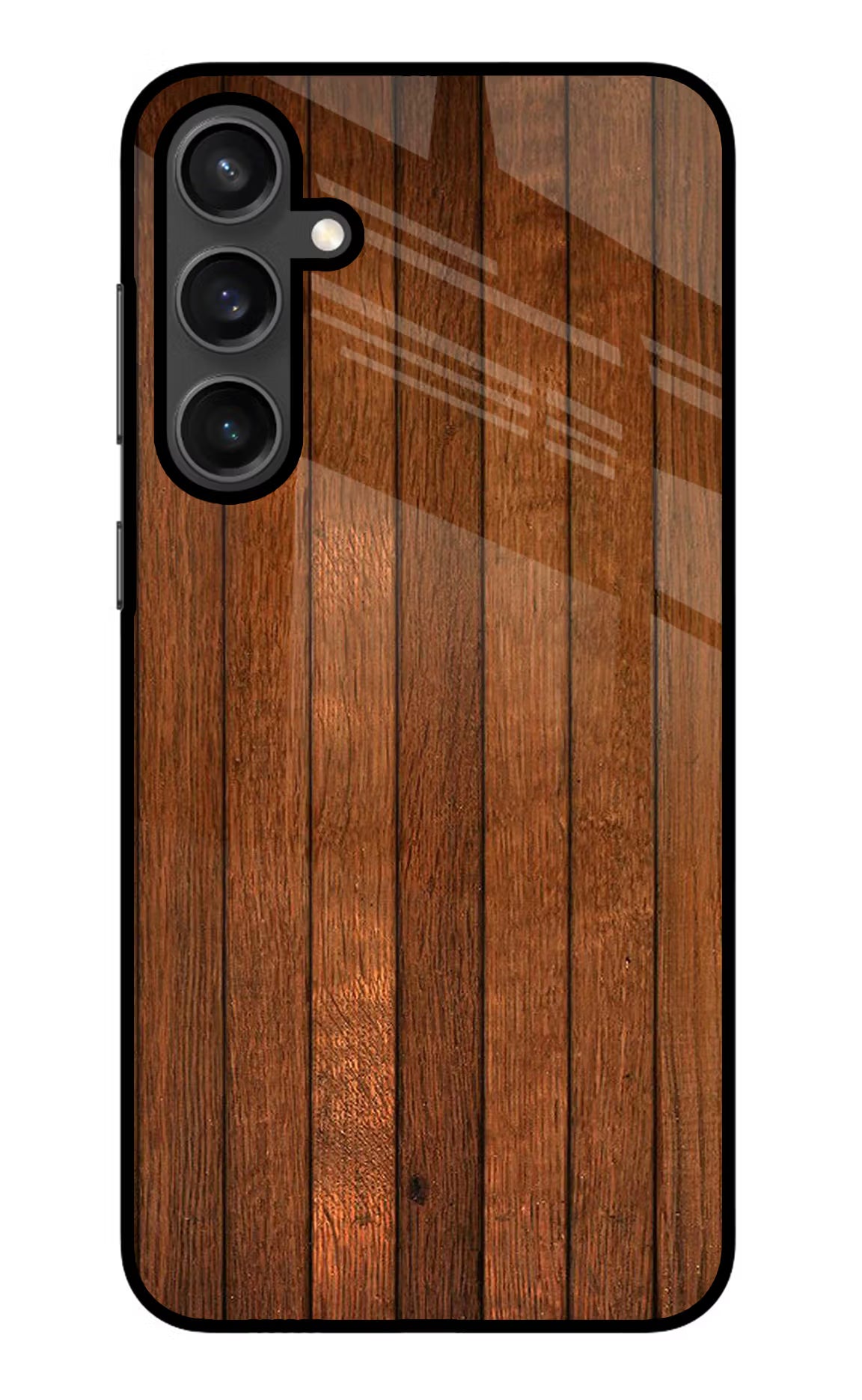 Wooden Artwork Bands Samsung S23 Glass Case Back Cover by Casekaro