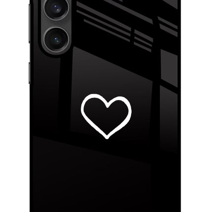Heart Samsung S23 Glass Case