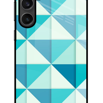 Abstract Samsung S23 Glass Case