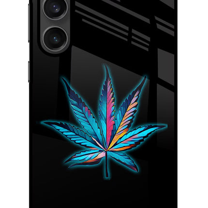 Weed Samsung S23 Glass Case
