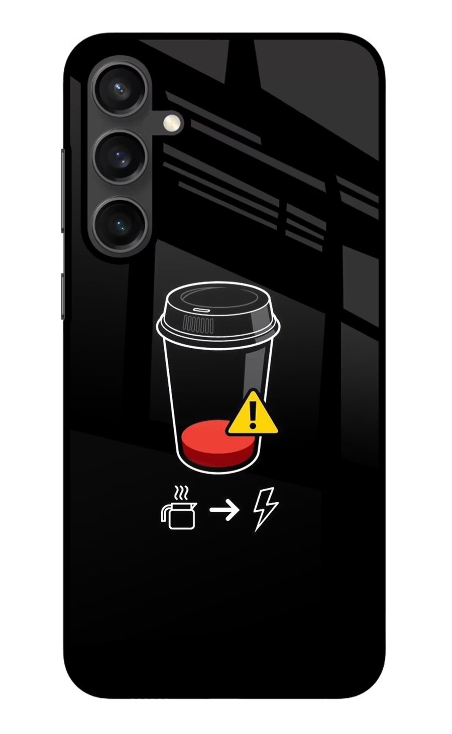 Coffee Samsung S23 Back Cover, Metal case