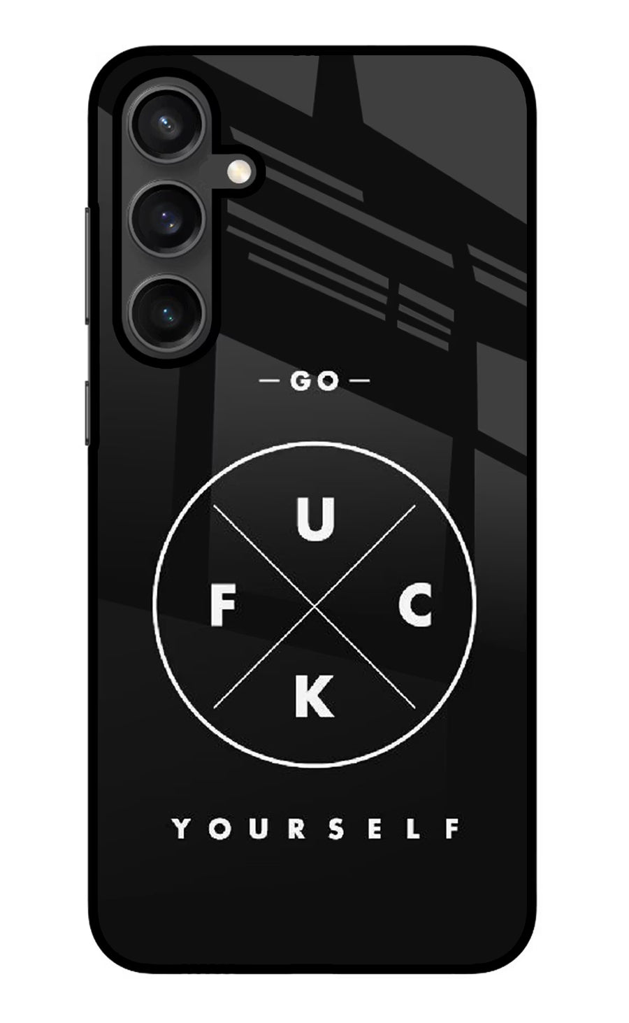 Go Fuck Yourself Samsung S23 Back Cover, Metal case