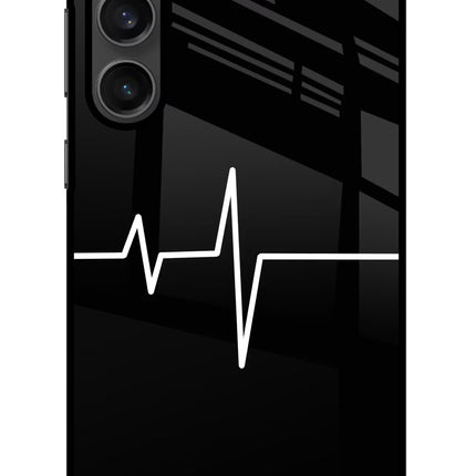 Heart Beats Samsung S23 Glass Case