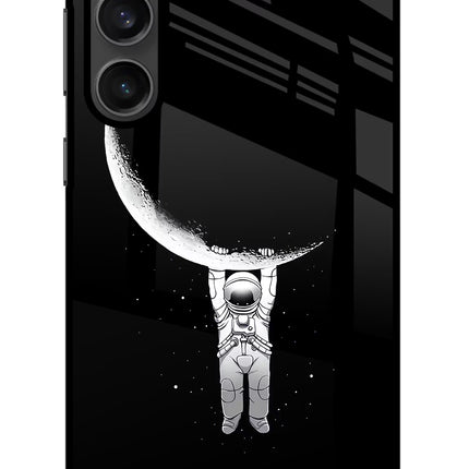 Moon Space Samsung S23 Glass Case