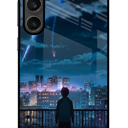 Anime Samsung S23 Glass Case Back Cover by Casekaro