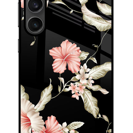 Flowers Samsung S23 Glass Case