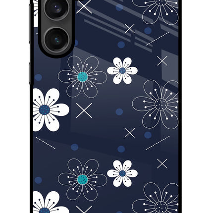 Flowers Samsung S23 Glass Case