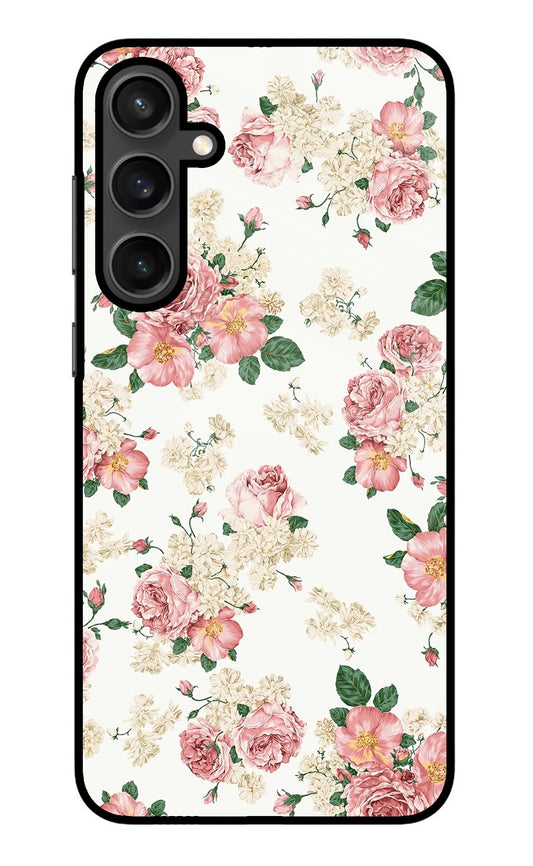 Flowers Samsung S23 Glass Case