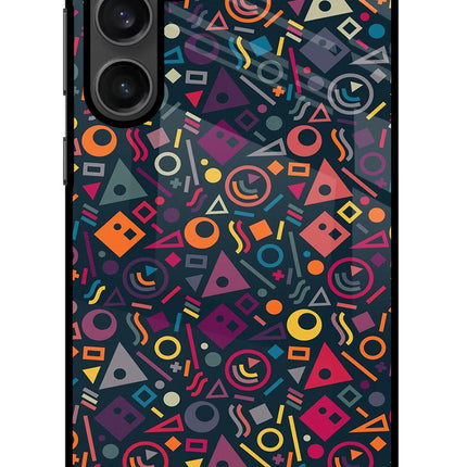 Geometric Abstract Samsung S23 Glass Case