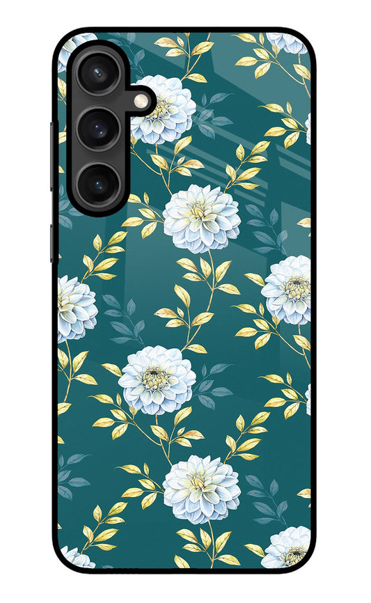 Flowers Samsung S23 Glass Case