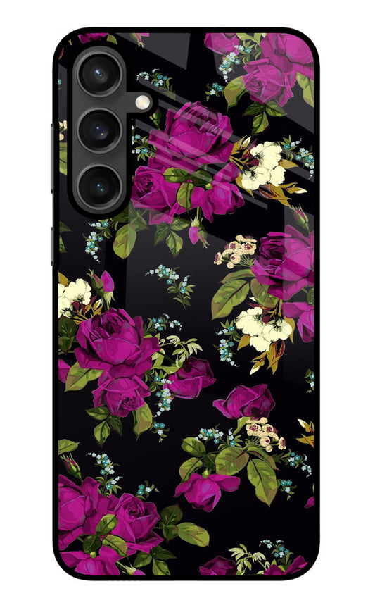 Flowers Samsung S23 Glass Case