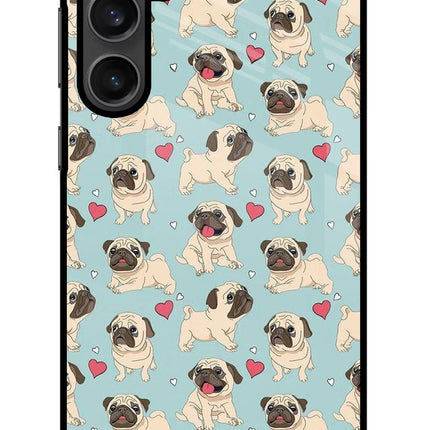 Pug Dog Samsung S23 Glass Case