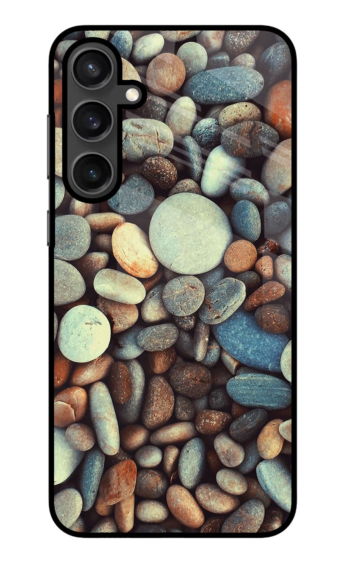 Pebble Samsung S23 Glass Case Back Cover by Casekaro