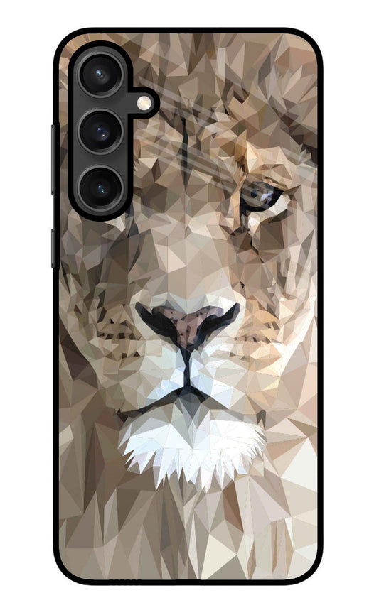 Lion Art Samsung S23 Glass Case