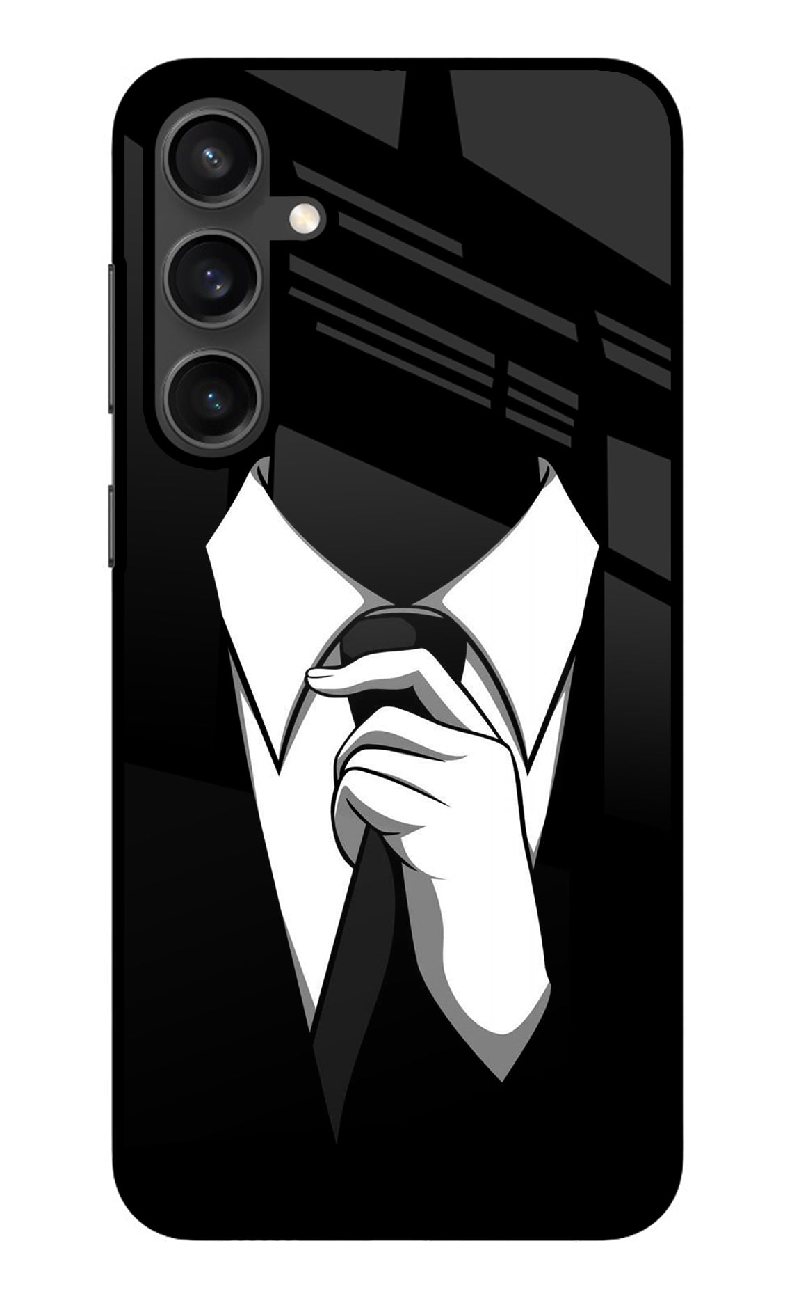 Black Tie Samsung S23 Glass Case