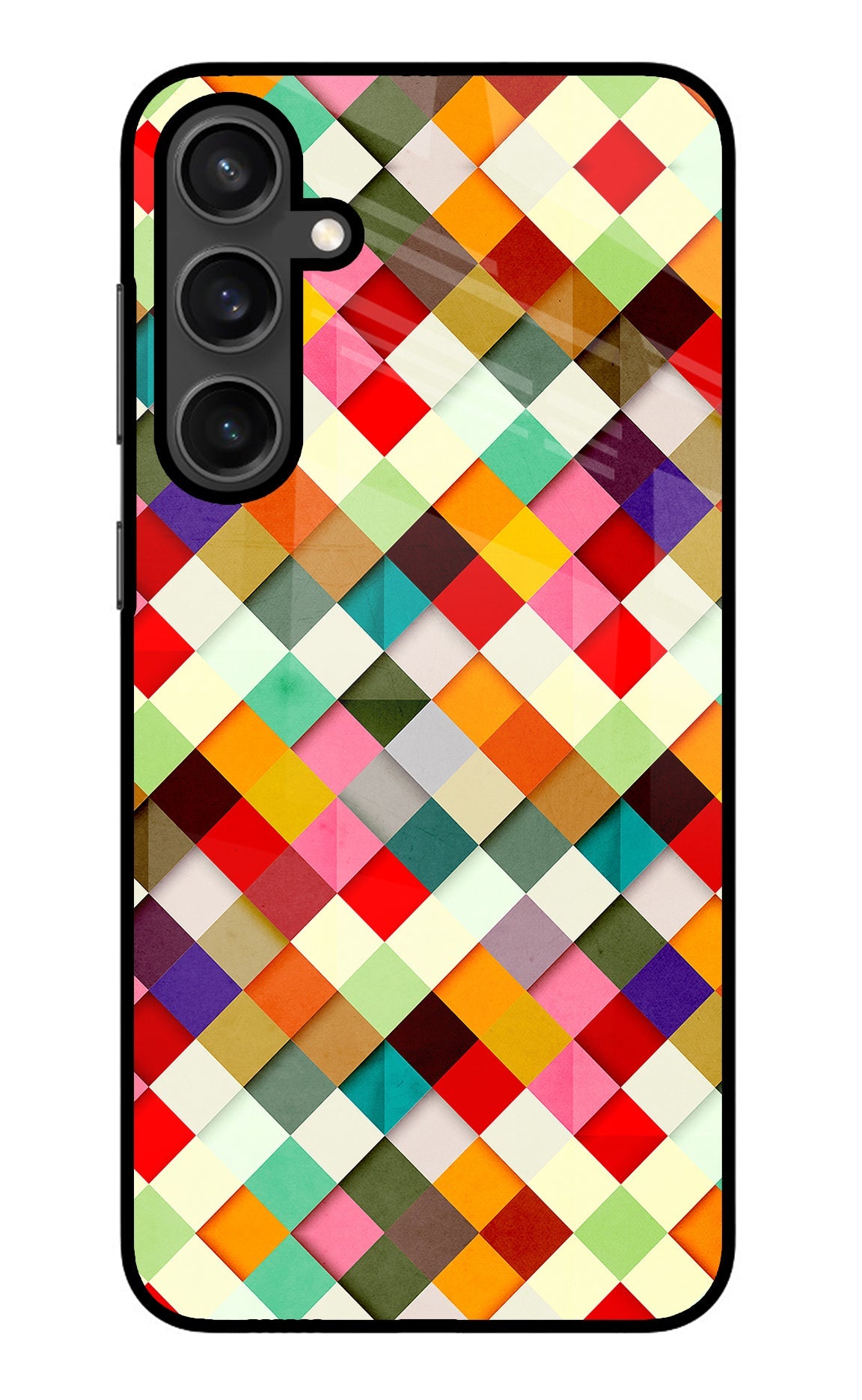 Geometric Abstract Colorful Samsung S23 Back Cover