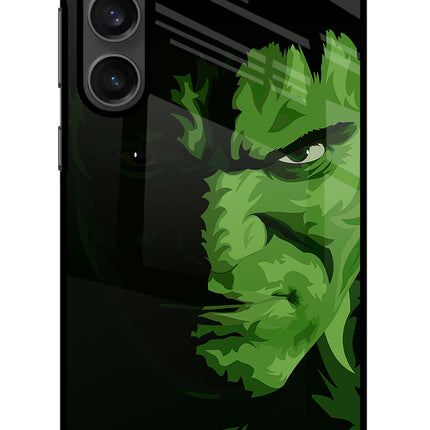 HULK Samsung S23 Glass Case Back Cover by Casekaro